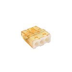 Mini lasklem 3-voudig 0,5-2,5mm2, oranje, per 25 stuks