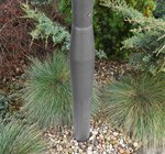 Eco-budget lichtmast met voetplaat 5m in kleur grijs