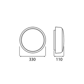 KJK met 1 x E27 fitting, excl. lamp, wit/opaal