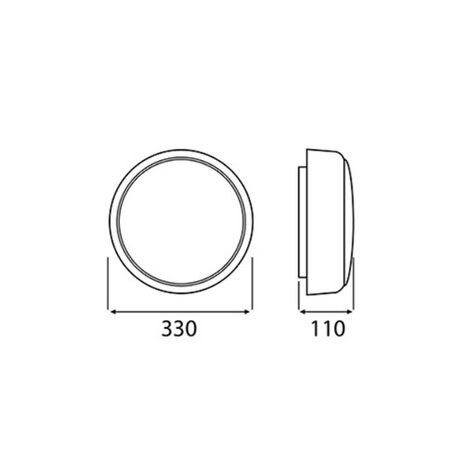 KJK met 1 x E27 fitting, excl. lamp, wit/opaal